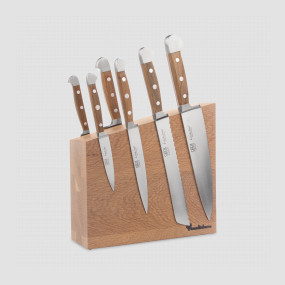 Набор из 6-ти кухонных ножей на подставке, серия Alpha Fasseiche, GUDE, Германия, Наборы кухонных ножей