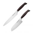 Набор кухонных ножей, 7 штук, на магнитной подставке ComposeEat, серия Ergo Line Smoked Oak, BERGER CUTLERY, Германия_00816100045882797466.jpg