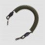 Тренчик страховочный из паракорда с карабинами olive, CORD, Россия