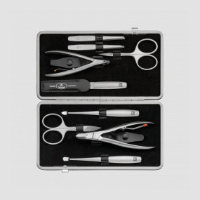 Набор маникюрный в кожаном футляре, цвет чёрный, 9 предметов, Twinox, ZWILLING J.A. HENCKELS, Германия, Маникюрные наборы ZWILLING