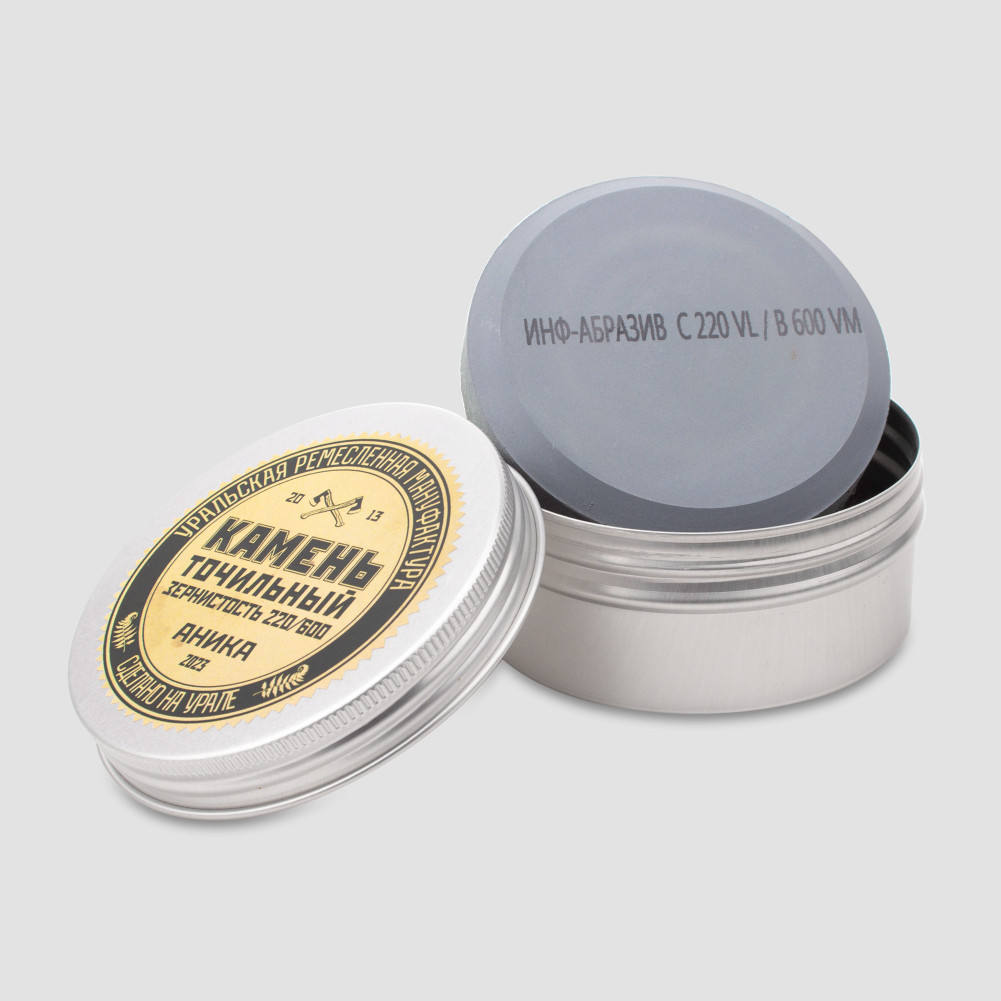 Камень для заточки топора 220/600 grit, УРМ АНИКА, Россия