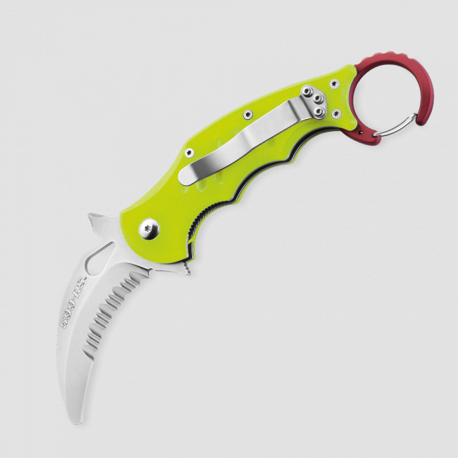 Нож складной Karambit, 6 см, FOX, Италия