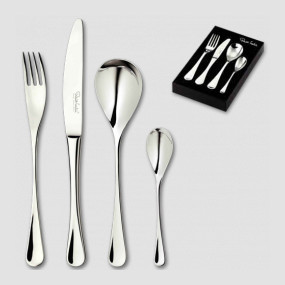 Набор столовых приборов детский, 4 предмета, сталь 18/10, серия RW II Bright, ROBERT WELCH, Великобритания, RW II Bright