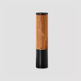 Мельница электрическая для перца и соли, eMill.5, размер: 22 x 5,1 см, дерево акации, нерж.сталь черного цвета, серия eMill, ADHOC, Германия, Мельницы для специй