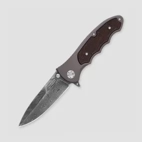 Нож складной Leopard Damascus III, 9,7 см, BOKER, Германия, 