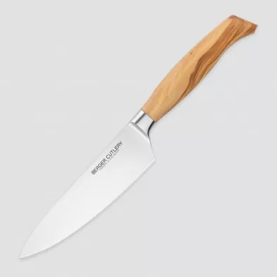 Нож поварской Шеф, 16 см, серия Ergo Line Olive, BERGER CUTLERY, Германия, 