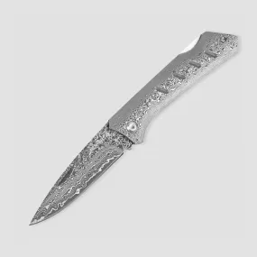 Нож складной Damascus Dominator, 8,4 см, BOKER, Германия, Складные ножи из дамасской стали