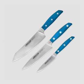 Набор из 3-х кухонных ножей поварская тройка, серия Brooklyn, ARCOS, Испания, Наборы ножей "Поварская тройка" 