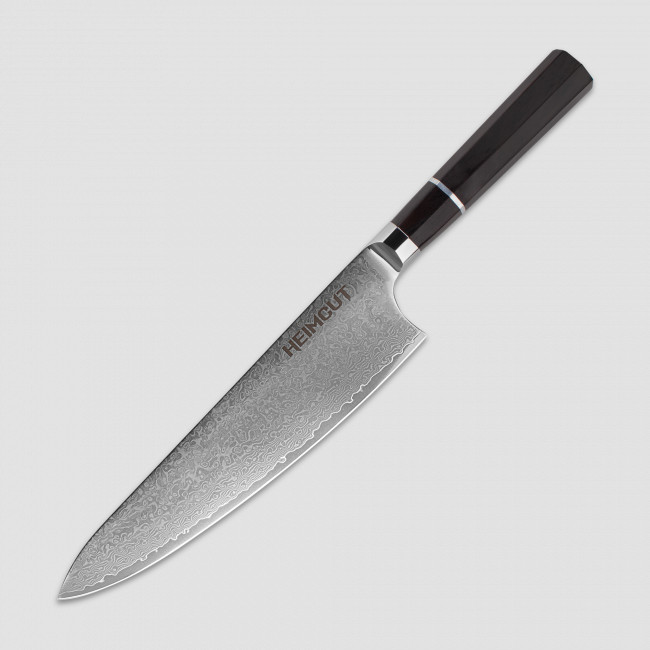 Нож кухонный поварской Шеф, 23 см, Octa Damascus, HEIMCUT, Россия