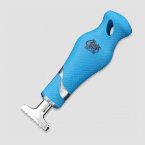 Фиксатор рыбы при разделке на филе Cuda 6 Skin Gripper, материал: анодированный алюминиевый сплав (6061 T-6 Aluminium), материал рукояти: ABS Пластик / Kraton, CUDA, США, CUDA (США)