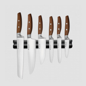 Набор из 6-ти кухонных ножей на магнитном держателе, серия Epicure, WUESTHOF, Золинген, Германия, Наборы ножей 6 предметов
