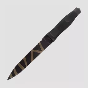 Нож с фиксированным клинком Adra Operativo, Desert Warfare - Laser Engraving (Double Edge) 1/3 Serrated, EXTREMA RATIO, Италия, Adra