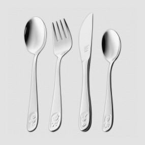 Набор из 4-х детских столовых приборов Бино, 21,5 х 15 х 2,5 см, нержавеющая сталь, ZWILLING J.A. HENCKELS, Германия, Столовые приборы ZWILLING