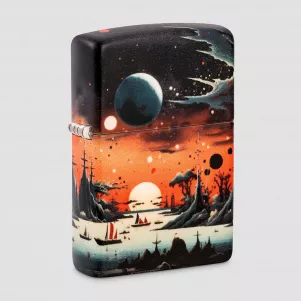 Зажигалка бензиновая Galactic Landscape Design 540 Matte, ZIPPO, США, Зажигалки ZIPPO