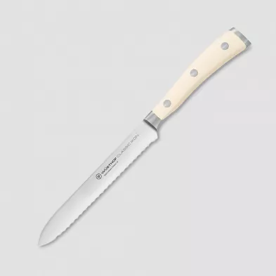 Нож кухонный для бутербродов 14 см, серия Ikon Cream White, WUESTHOF, Золинген, Германия, 
