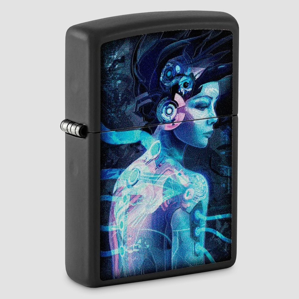 Зажигалка бензиновая Cyborg Woman, ZIPPO, США