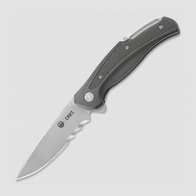 Нож складной Ruger Knives Windage Veff Serrations, 9,6 см, CRKT, США, Городские EDC-ножи