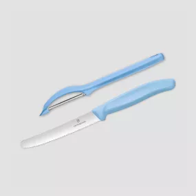 Набор из овощечистки и столового ножа Swiss Classic Trend Colors, VICTORINOX, Швейцария, Ножи для овощей Victorinox