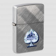 Зажигалка бензиновая Gleaming Spade Design Diagonal Weave, ZIPPO, США_00824780038262445065.jpg