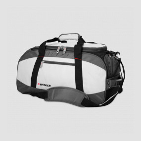 Сумка дорожная, объем: 39 л, размер: 30 х 52 х 25 см, материал: полиэстер 1200D, цвет: серый, черный, WENGER, Швейцария, Сумки