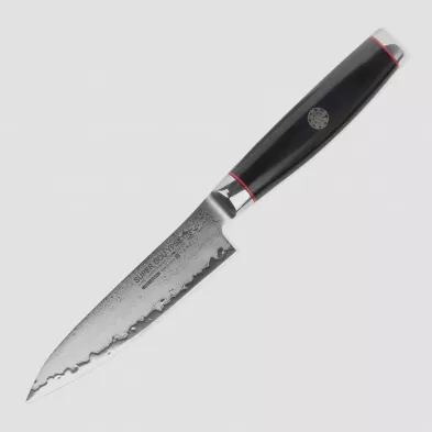 Нож кухонный универсальный 12 см, Petty, дамасская сталь, серия Ypsilon, YAXELL, Япония, 