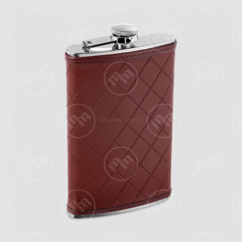 Фляга, 270 мл, сталь, коричневый, S. QUIRE, Италия