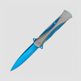 Нож полуавтоматический складной SE Dagger Blue , 9 см, Stainless Steel, BOKER, Германия, Dagger