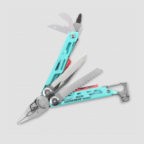 Мультитул Signal, 19 инструментов, цвет голубой, LEATHERMAN, США, Мультитулы