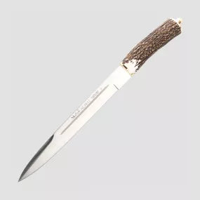 Нож с фиксированным клинком Alcaraz, чехол кожа, MUELA, Испания, 