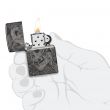 Зажигалка бензиновая Mushroom Skulls High Polish Black, ZIPPO, США_00824770068585565635.jpg