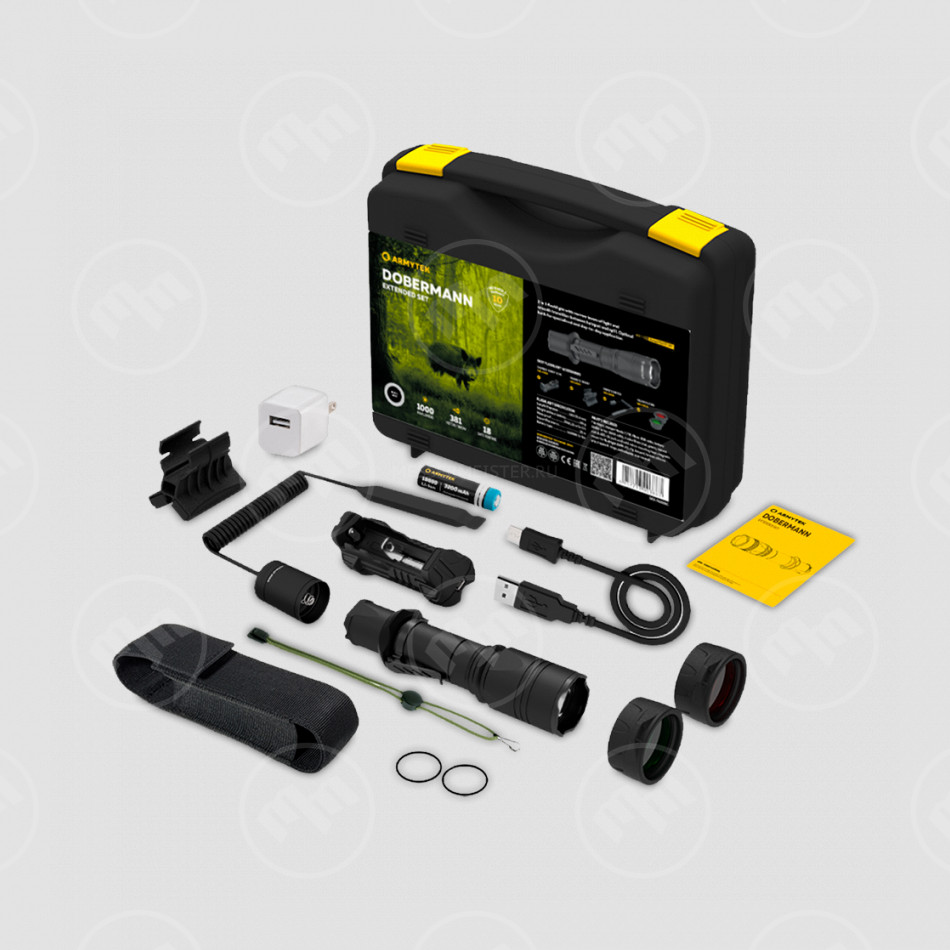 Набор Dobermann Extended Set (белый свет), ARMYTEK, Канада