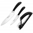 Набор кухонных ножей 2 штуки, точилка, серия Signature knife, ROBERT WELCH, Великобритания