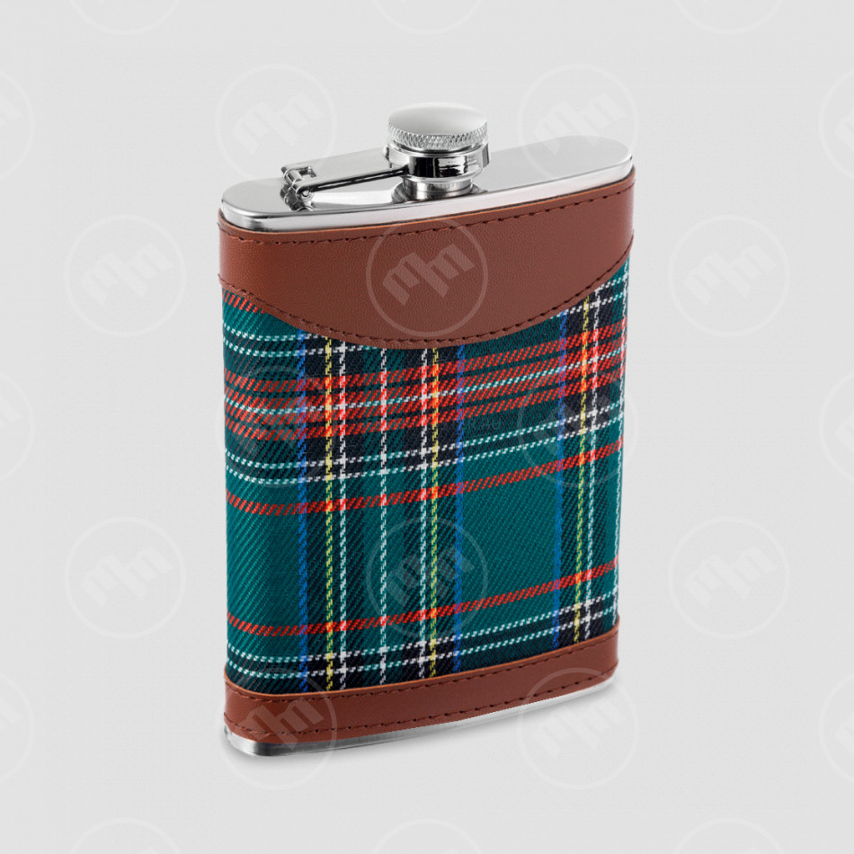 Фляга, 240 мл, сталь, коричневый, S. QUIRE, Италия