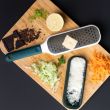 Терка средняя с ручкой, с контейнером, 27,5 см, темно-зеленая, серия Kitchen Tools, TREBONN, Италия_00816360038895566064.jpg
