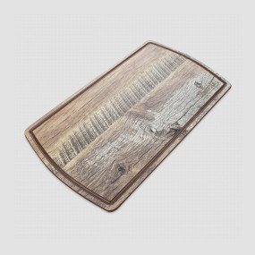 Доска композитная с желобом для сервировки, 37х21см, дуб мореный, серия Fashion, ComposeEat, Россия, COMPOSE EAT (Россия)