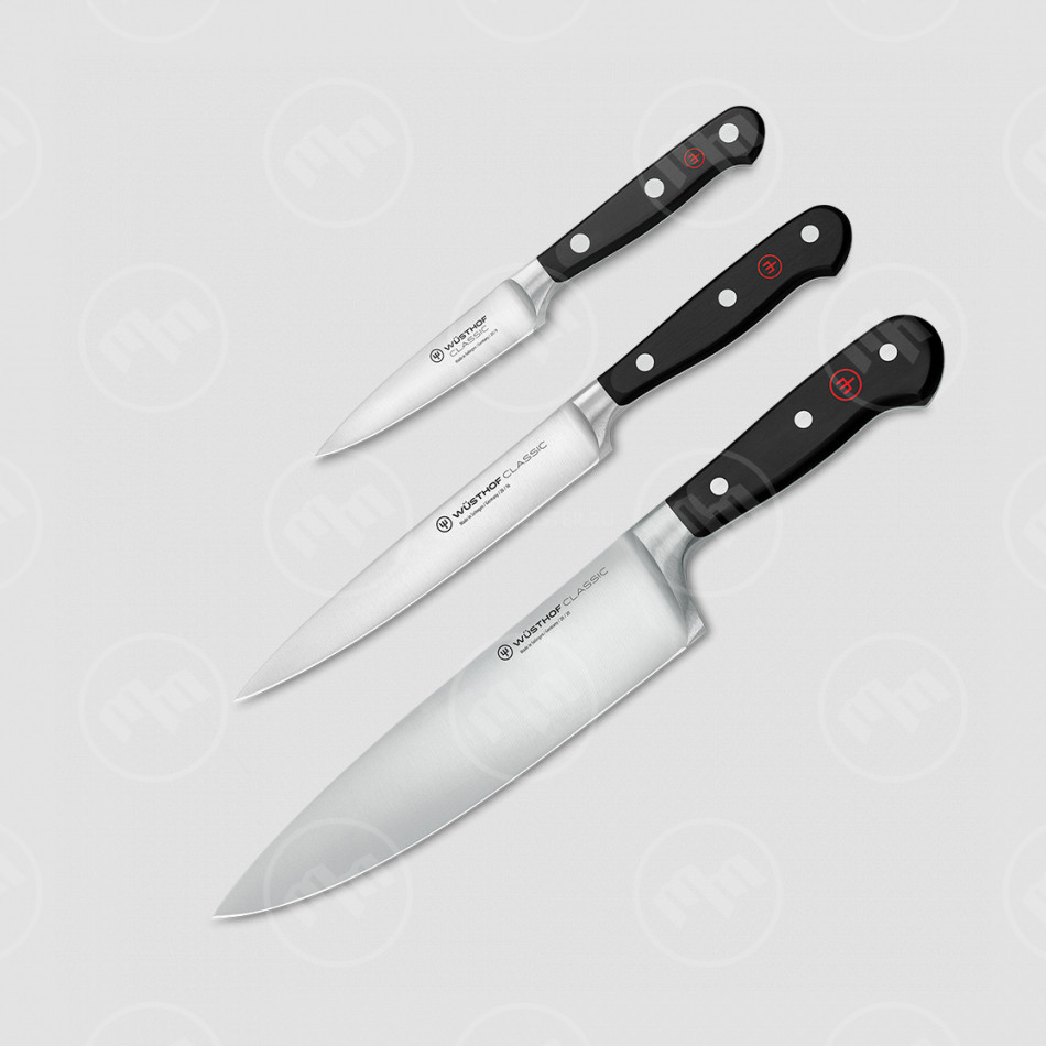 Набор кухонных ножей 3 предмета, серия Classic, WUESTHOF, Золинген, Германия