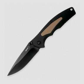 Нож полуавтоматический складной Gemini NGA BK Coyote, 9 см, BOKER, Германия, Gemini NGA