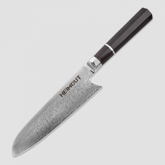 Нож кухонный Santoku, 18 см, Octa Damascus, HEIMCUT, Россия