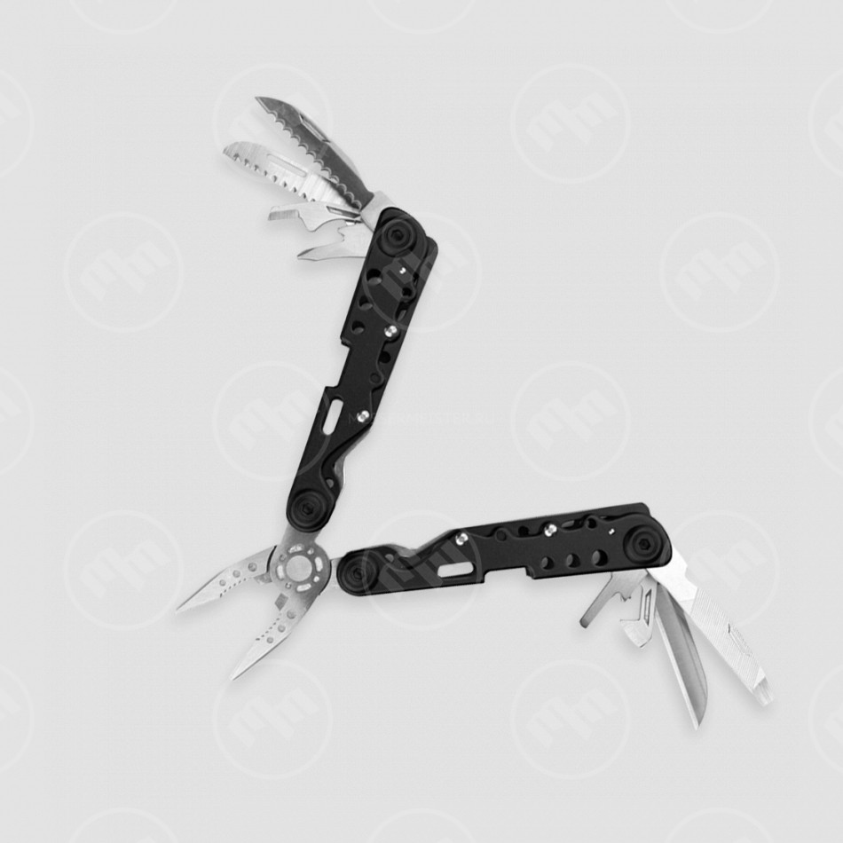 Мультитул, 13 инструментов, цвет черный, STINGER, Россия