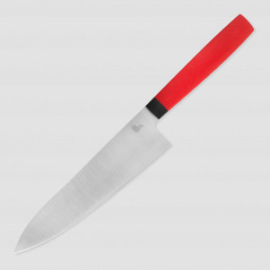 Нож поварской кухонный шеф CH160, 16 см, сталь N690, Red, OWL KNIFE, Россия, OWL KNIFE (Россия)