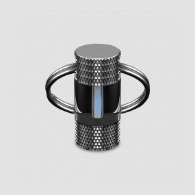 Брелок - кольцо для ключей с тритиевой синей светящейся вставкой, BOKER, Германия, Аксессуары
