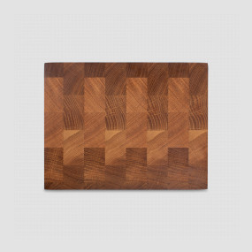 Доска разделочная торцевая, дуб 20х15х2 см, Мастерская Дяди Гарри, Россия, Мастерская Дяди Гарри (Россия)