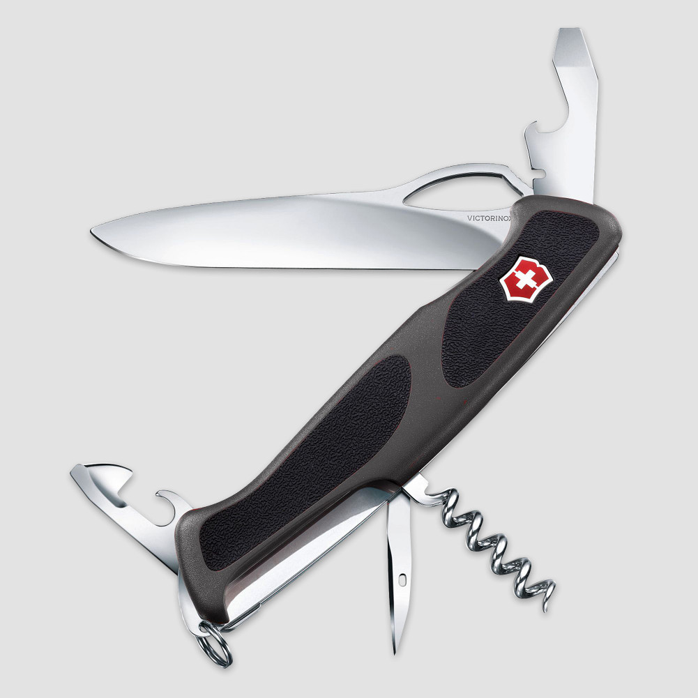 Нож швейцарский многофункциональный складной RangerGrip 61, 11 функций, 9.7 см, VICTORINOX, Швейцария