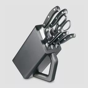 Набор из 5 кухонный ножей + ножницы в подставке из бука Grand Maitre, VICTORINOX, Швейцария, Наборы ножей в подставках