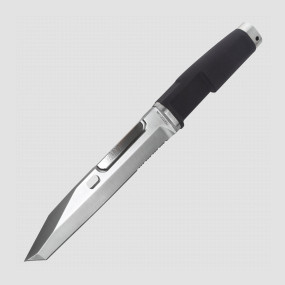 Нож с фиксированным клинком Fulcrum Bayonet Military, Satin Finish Blade, Black Handle, EXTREMA RATIO, Италия, Ножи танто