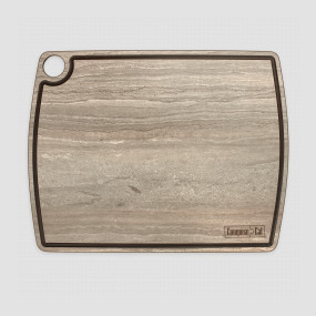 Доска разделочная композитная c желобом, 36х28см, травертин капучино, серия Fashion, ComposeEat, Россия, COMPOSE EAT (Россия)
