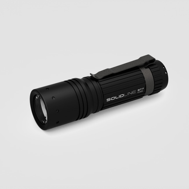 Фонарь светодиодный Solidline ST7, цвет черный, LED LENSER, Германия