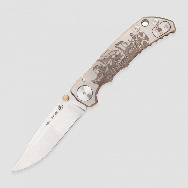 Нож складной Harsey Folding, 10 см, SPARTAN BLADES, США