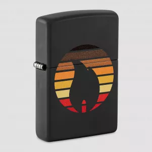 Зажигалка бензиновая Colorblock Black Matte, ZIPPO, США, Зажигалки ZIPPO
