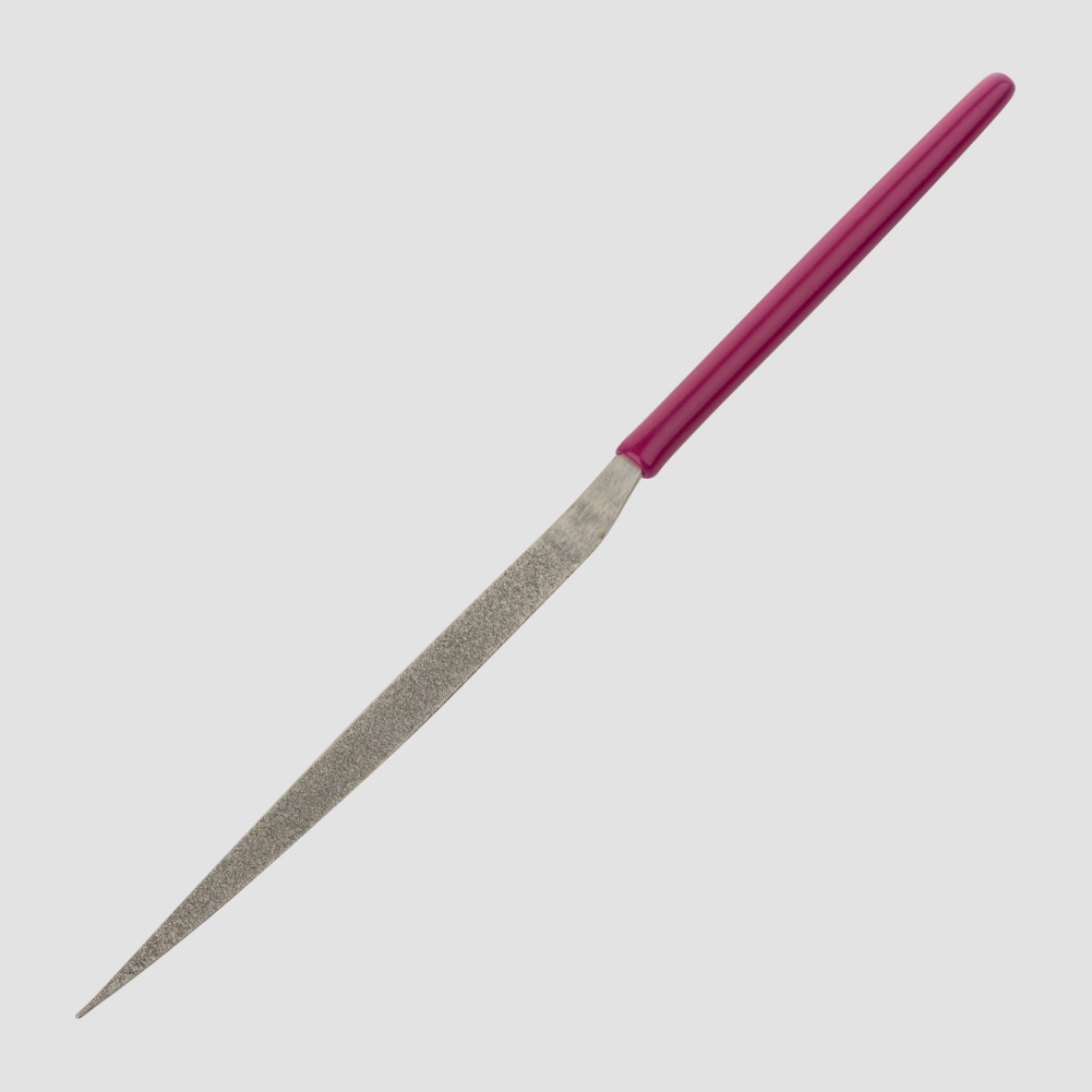 Надфиль алмазный с клиновидным сечением, заостренный Knife, Coarse Grit (250), цвет: фиолетовый, серия Knife sharpeners, EZE-LAP, США
